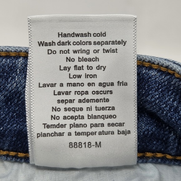 Judy Blue Mid Rise Rigid Magic Release Hem Size 7/28 Boyfriend Denim Jeans 88818 - Picture 10 of 10